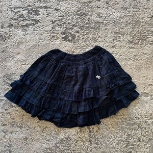 Abercrombie & Fitch Kids Navy Ruffle Skirt